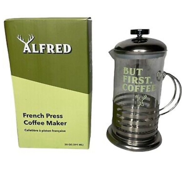 ALFRED INC. French Press Coffee Maker BRAND NEW IN BOX / NWT - Picture 4 of 8